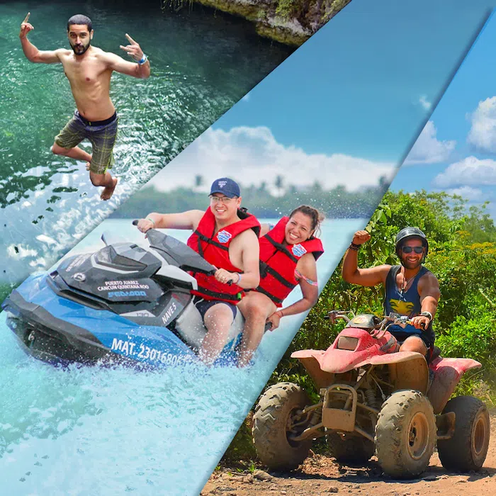Exciting Cancun adventure combo featuring a speedboat jungle tour, jet ski rides, and authentic tequila tasting.